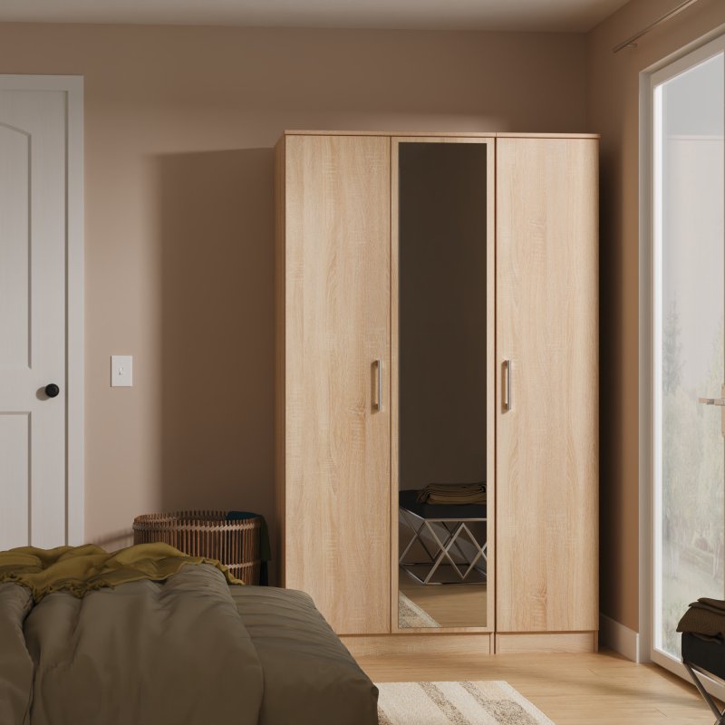 Aldiss Own Pax Triple Mirror Robe