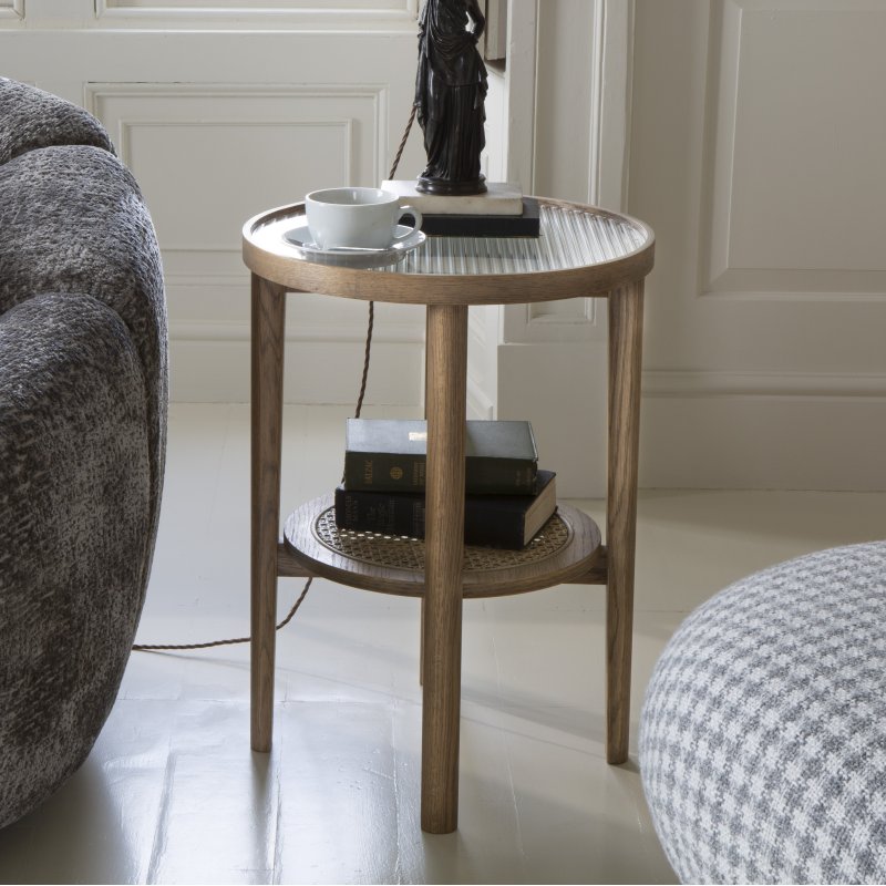 Aldiss Own Holcott Rattan Lamp Table