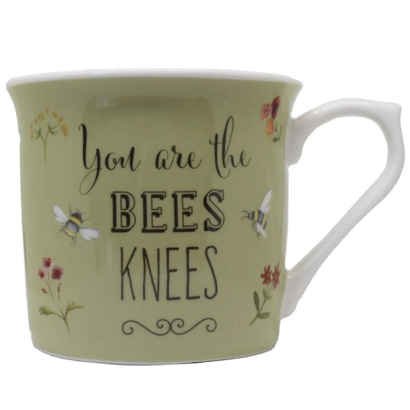 Bee Happy Green Mug