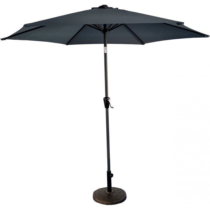 2.5M Crank & Tilt Parasol in Grey