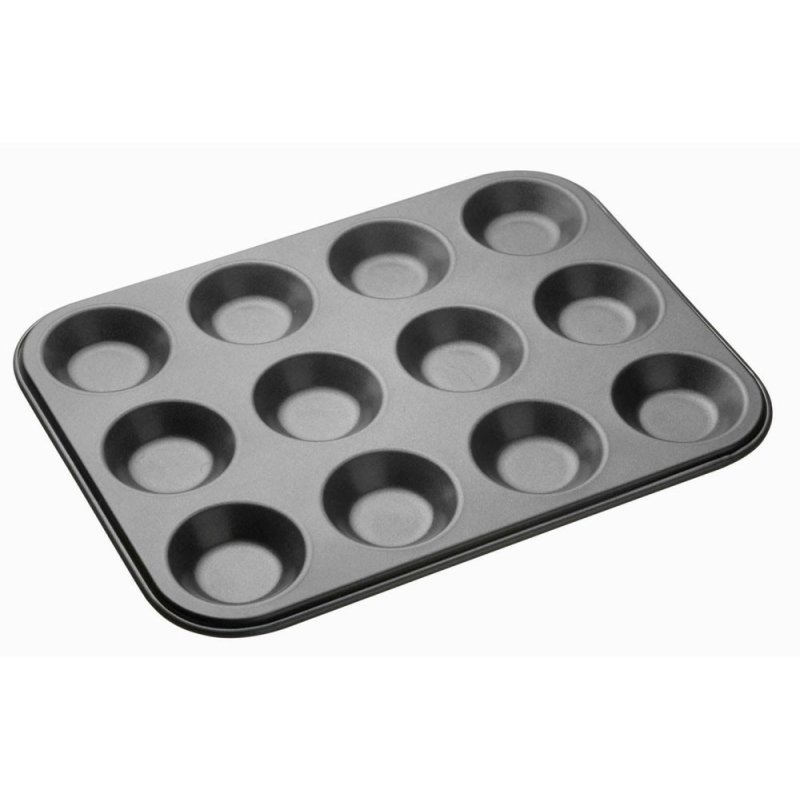 Masterclass Non Stick 12 Hole Shallow Pan