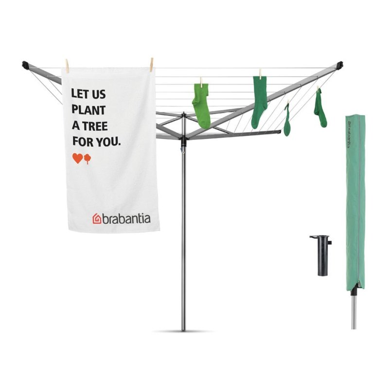 Brabantia Essential Compact Rotary Airer 40 Metres With Cover