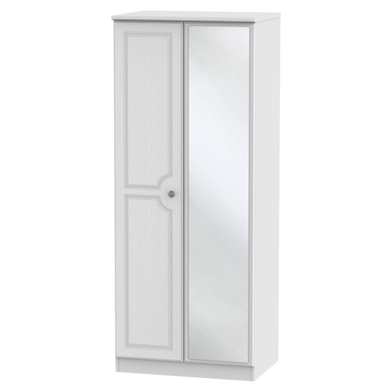 Pembridge 2ft6' Mirrored Wardrobe