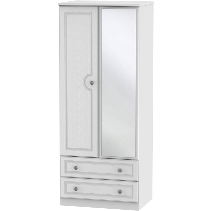 Pembridge 2ft6' 2 Door Mirrored Wardrobe