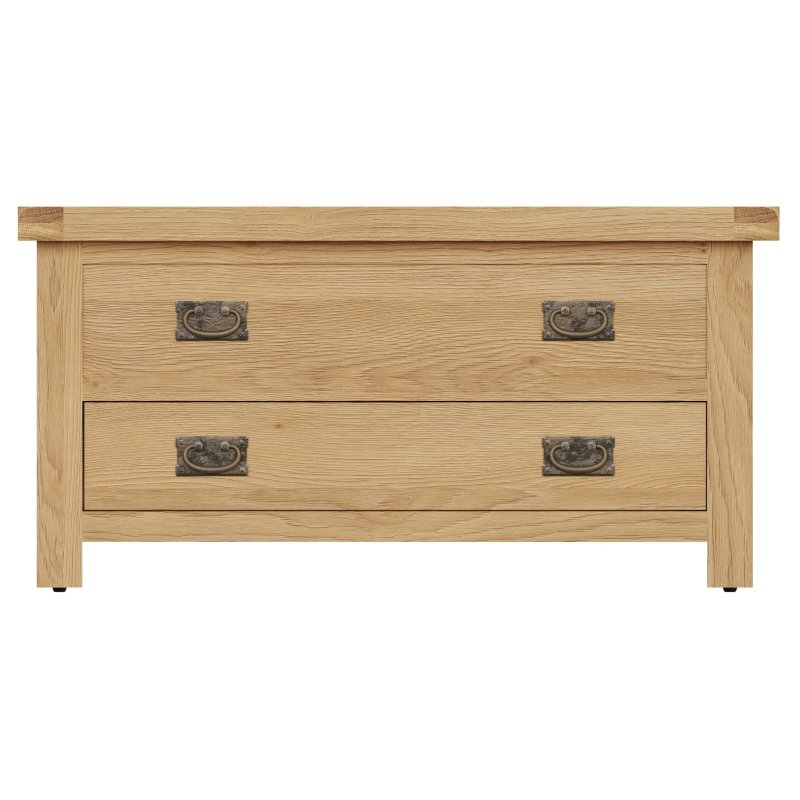 Norfolk Oak Blanket Box Aldiss Oak Furniture