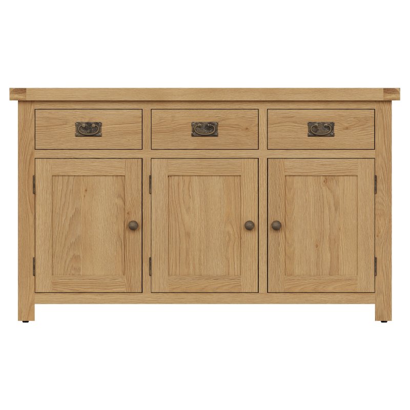 Norfolk Oak Large Sideboard Aldiss Oak Furniture