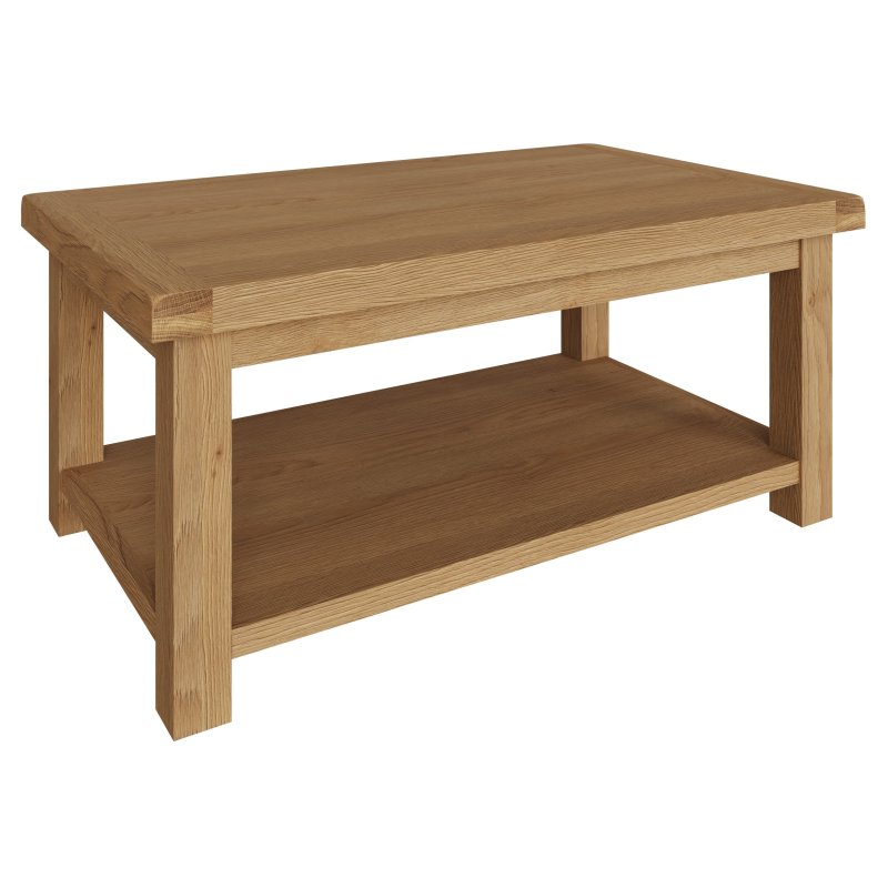 Norfolk Oak Coffee Table Aldiss Oak Furniture