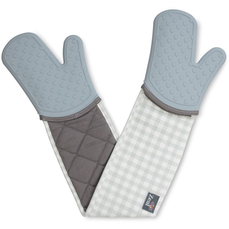 Zeal Silicone Duck Egg Blue Double Oven Glove