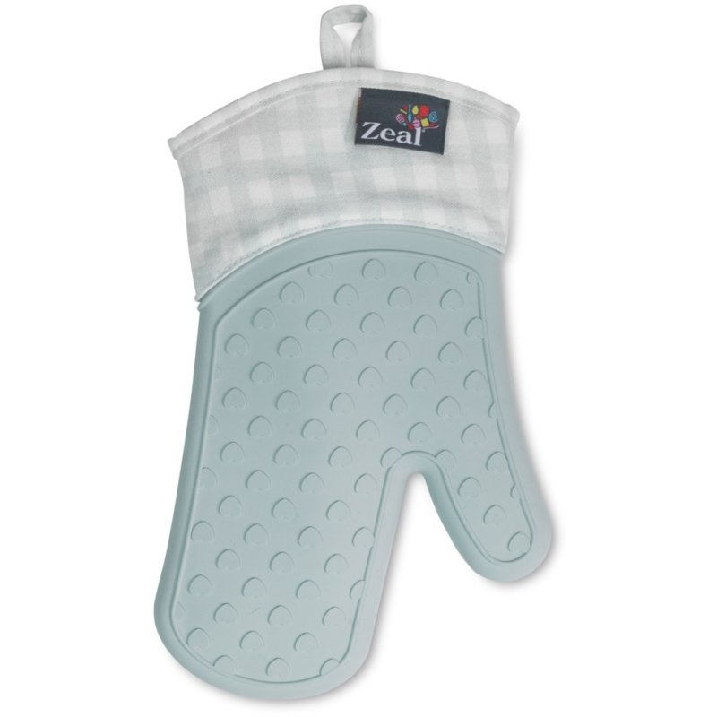 Zeal Silicone Duck Egg Blue Single Oven Glove