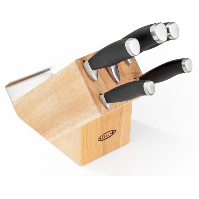 Stellar James Martin 5 Piece Knife Block Set