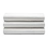 Belledorm White 500 Thread Count Premium Blend Sheet folded