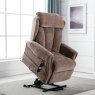GFA Georgia Dual Motor Lift & Rise Recliner Chair in Fawn Fabric