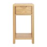 Ercol Bosco Compact Side Table front view. Aldiss of Norfolk