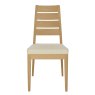 Ercol Romana Dining Chair With Fabric Seat Front