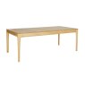 Ercol Romana Large Extending Dining Table Angled