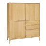 Ercol Romana Highboard Angled