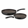 Judge 2 Piece Radiant Black Fry Pan Set