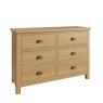 Aldiss Own Hastings 6 Drawer Chest of Drawers in Oak