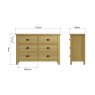 Aldiss Own Hastings 6 Drawer Chest of Drawers in Oak