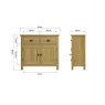 Hasting Collections Hastings Sideboard in Oak