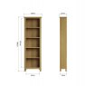 Hasting Collections Hastings Large Bookcase in Oak