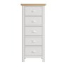 Aldiss Own Hastings 5 Drawer Narrow Chest in Stone