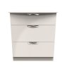 Carrie 3 Drawer Deep Chest front on image of the chest on a white background