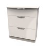 Carrie 3 Drawer Deep Chest angled image of the chest on a white background