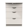 Carrie 4 Drawer Deep Chest front on image of the chest on a white background