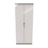 Carrie 2ft 6in Plain Wardrobe front on image of the wardrobe on a white background