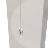 Carrie 2ft 6in 2 Drawer Wardrobe close up image of the handles on the wardrobe on a white background