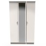 Carrie Triple Mirror Wardrobe front on image of the wardrobe on a white background
