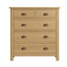 Aldiss Own Hastings 2 Over 3 Chest of Drawers in Oak