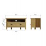 Hasting Collections Hastings Editions Corner TV Unit in Oak
