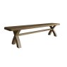 Aldiss Own Heritage 2m Cross Leg Dining Bench