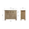 Aldiss Own Heritage 2 Door Sideboard