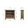 Aldiss Own Heritage Small Bookcase