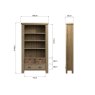 Aldiss Own Heritage Large Bookcase