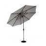 3M Crank & Tilt Aluminium Parasol in Grey