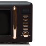 Haden Salcombe Microwave Black & Copper