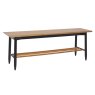 Ercol Monza Dining Bench Angled