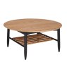 Ercol Monza Round Coffee Table Angled