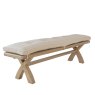 Heritage 2m Bench Cushion in Natural Wool