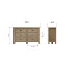 Aldiss Own Heritage 6 Drawer Chest