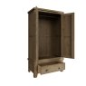 Aldiss Own Heritage Oak 2 Door Wardrobe