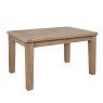 Aldiss Own Heritage 1.3m Extending Dining Table with 4 Cross Back Natural Chairs