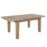 Aldiss Own Heritage 1.3m Extending Dining Table with 4 Grey Upholstered Chairs