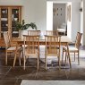 Ercol Teramo Medium Extending Dining Table & 6 Chairs