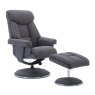 Biarritz Chair & Stool Set in Lisborn Grey