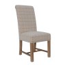 Heritage Upholstered Dining Chair in Natural Check